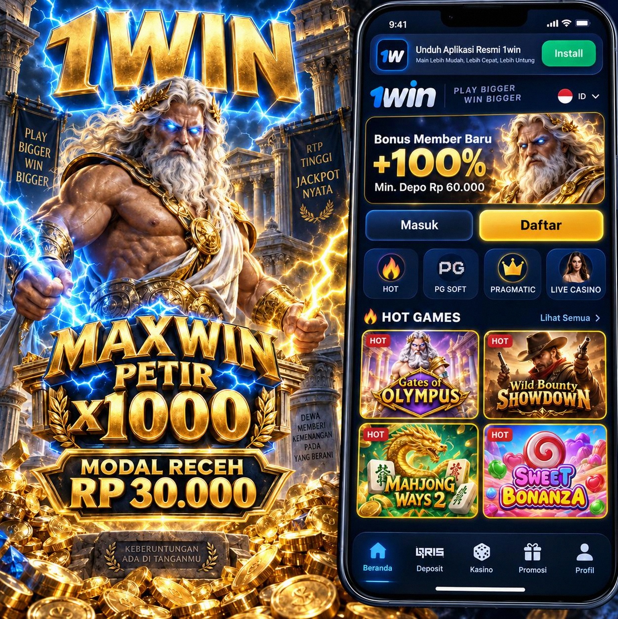 1WIN - Situs Resmi 1win Daftar & Download Terbaru