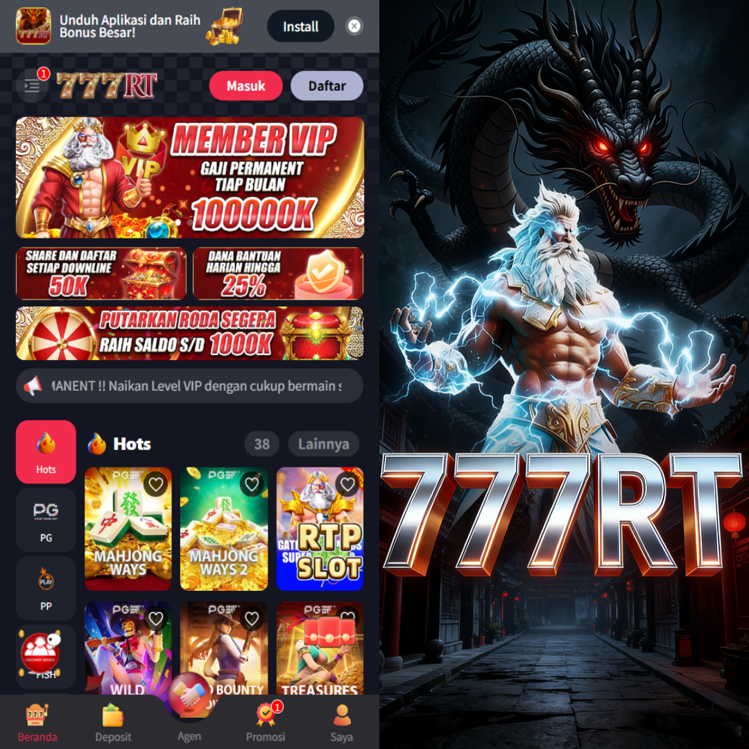 777RT - Aplikasi Resmi 777rt Login & Akun Terbaru