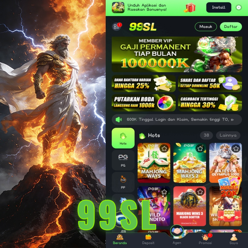 99SL - Aplikasi Resmi 99sl Login App Aman