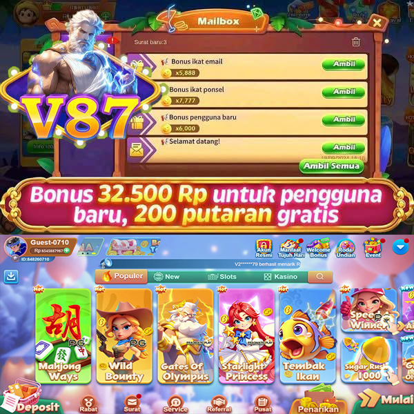 V87 - Situs Resmi v87 Download Akun 333v Terbaru Aman